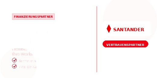 Santander Reparaturfinanzierung Logo – Flexible Zahlungsoptionen für Autoreparaturen